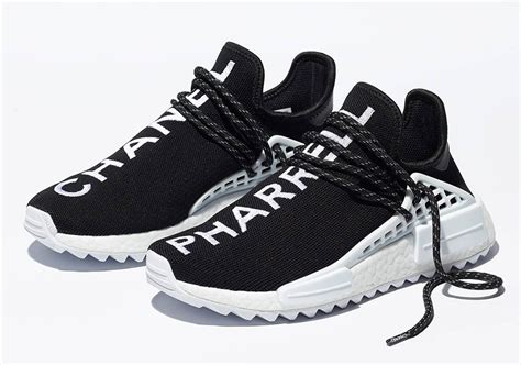 pharrell williams x chanel x adidas nmd human race black|Adidas NMD hu pharrell.